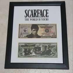 Scarface Frame.  $5.  Size Is 8 1/2 Inches x 11 Inches