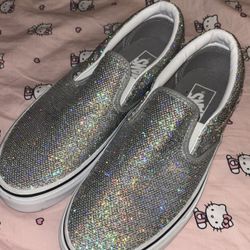 Sequin  Vans Slip-Ons 