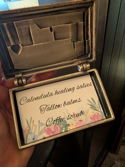 Silver card holder