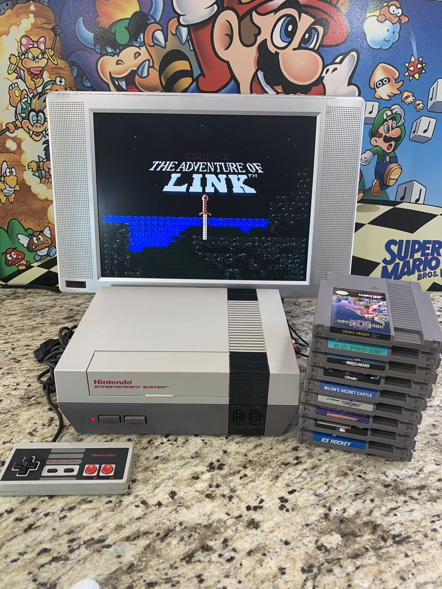 Nintendo Bundle Deal “ NES” including 10 Games