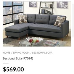 Gray Sectional Sofa