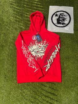 Hellstar Records Red Graphic Hoodie