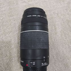 Canon 75-300mm EF Zoom Camera Lens!