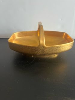 Vintage Gold Candy Bowl