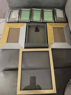 Picture frames different sizes. PLZ READ THE DESCRIPTION