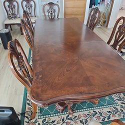Wood Dining Table Custom Set Extendabl