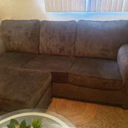 Brown Living Room Furniture Set Sofa, Loveseat, Ottoman