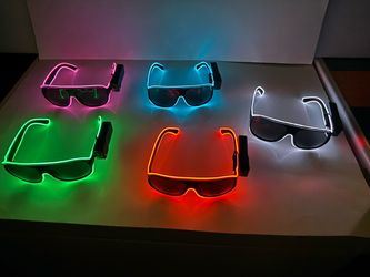 5 LED color glass