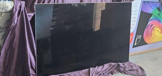 65" QLED Samsung TV with Smart home box and invisible fiber optic link