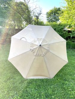 Treasure Garden 9 Foot Outdoor Umbrella With Stand