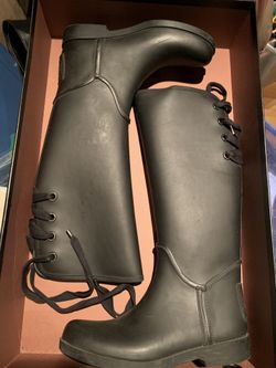 Coach rain boots size 8M