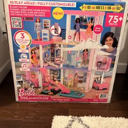 Barbie Dreamhouse Doll House Playset, Barbie House with 75+ Accessories