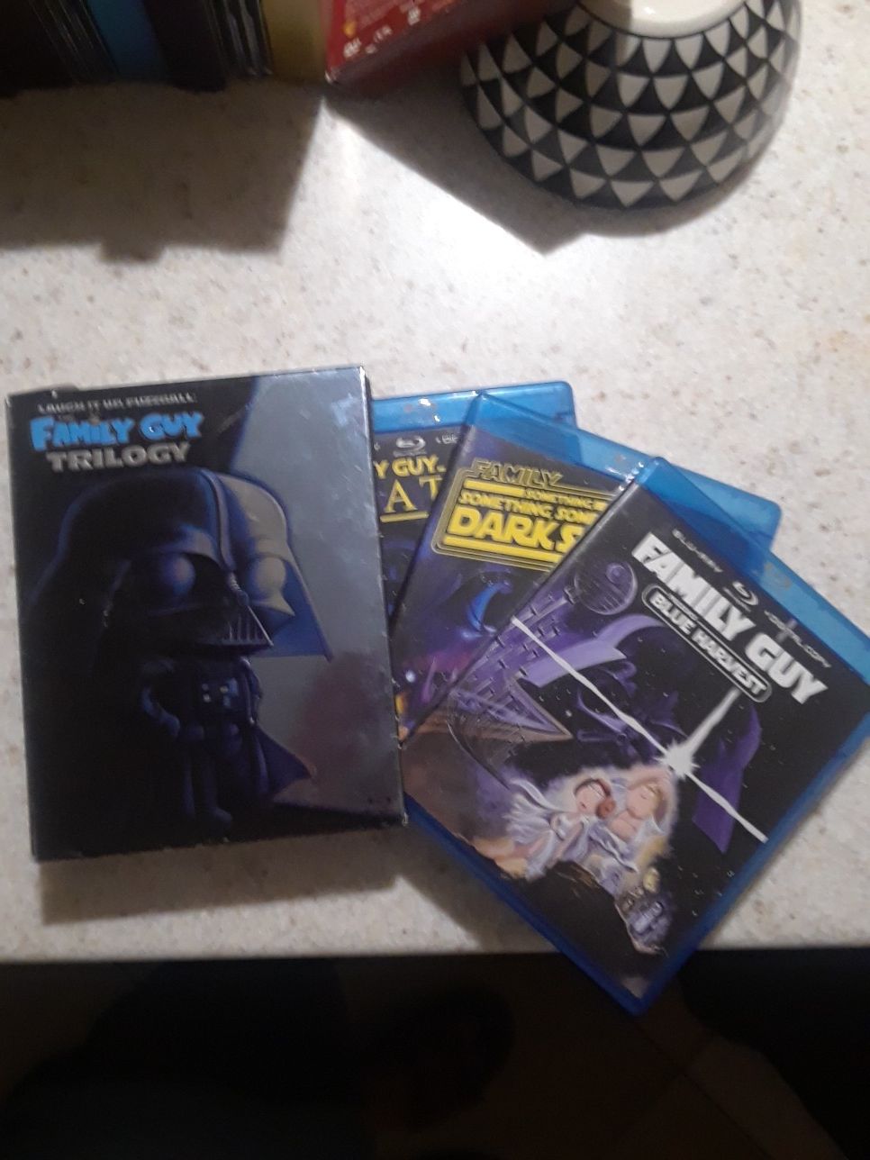 Family guy trilogy,laugh it up fuzzball DVD set