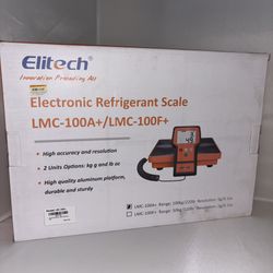 Elitech LMC-100A+/LMC-100F+ Electronic Refrigerant Scale