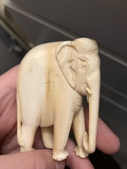 Antique elephant figurine from 1940 India