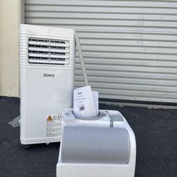 8,000 BTU Portable Air Conditioner with Remote Control, AC Unit, Dehumidifier, Fan, for Room up to 200 Sq.Ft