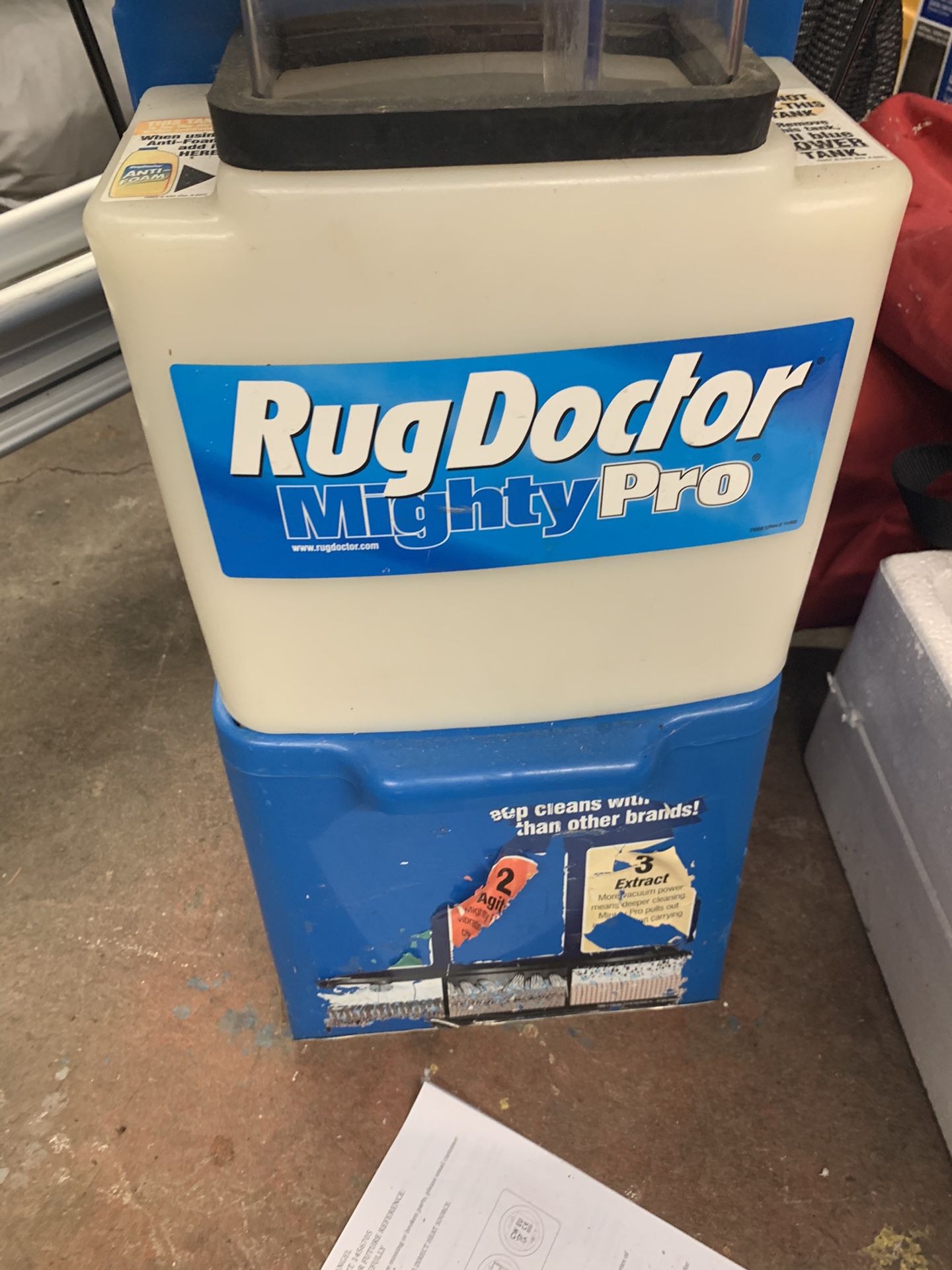 Rug doctor might pro