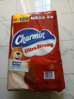 Toilet paper charmin 30 mega rolls