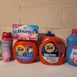 Tide Downy Pods Liquid Detergent Bundle 