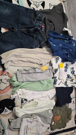 13-Piece Baby Clothing Bundle (Sizes 3 Months & 12 Months)
