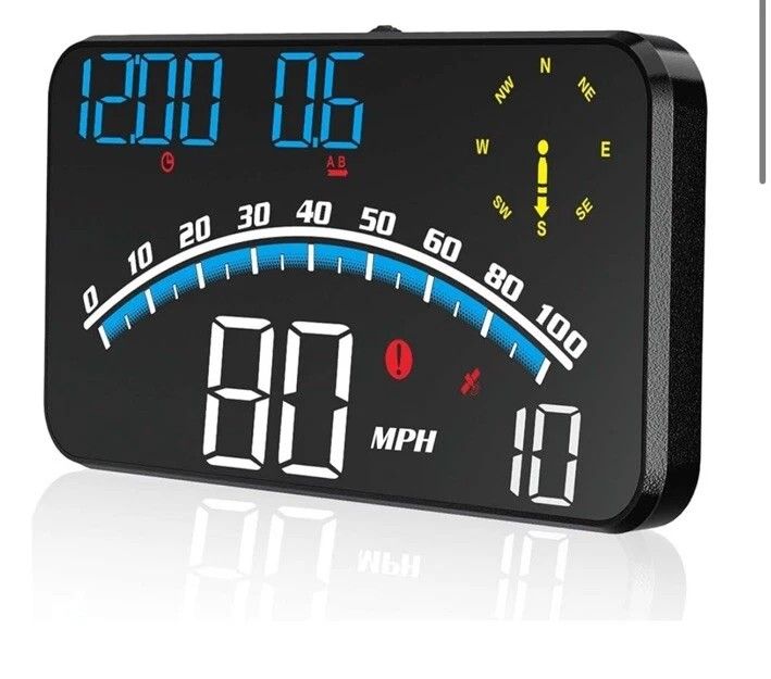 ACECAR Digital GPS Speedometer, Universal Car HUD Head Up Display with Speed MPH $80