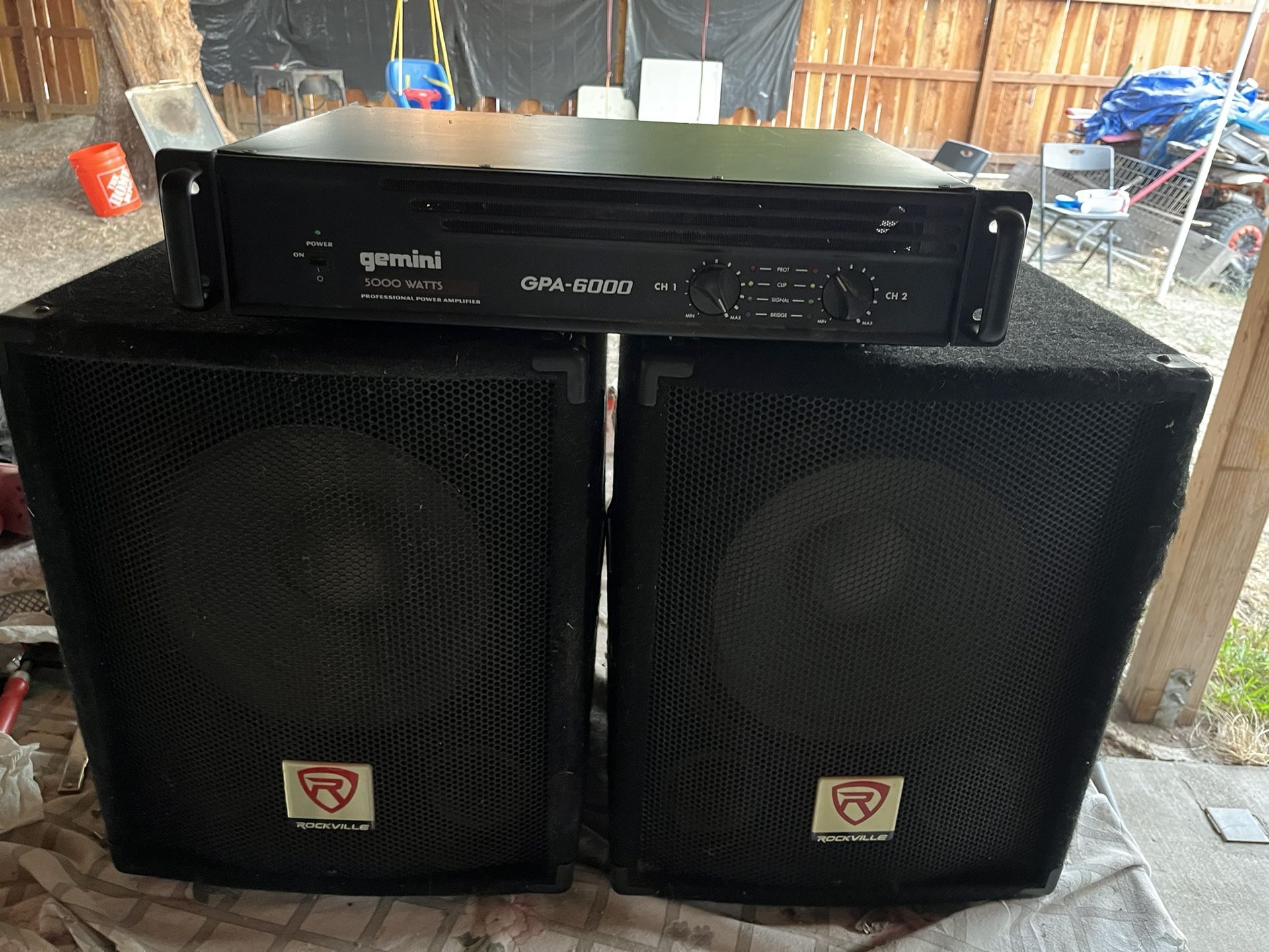ROCKVILLE Rockville SBG1154 & SBG1158 15" 800 Watt Passive Pro DJ Subwoofer, MDF Cabinet/Pole Mount