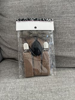 Bow Tie And Suspender Set  Kids