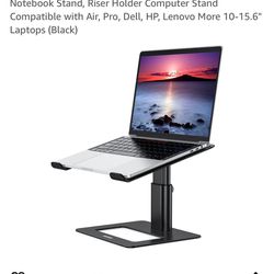 Like New: BESIGN Aluminum Laptop Stand, Ergonomic Adjustable, Computer Stand, Mac Air, Pro, Dell, HP, Lenovo, More, 10-15.6” 