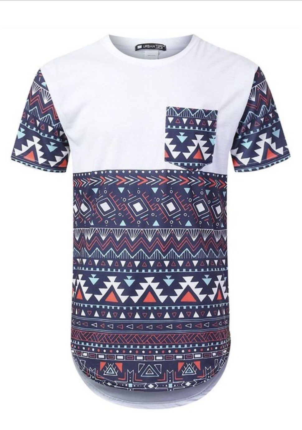 Men’s Large Aztec Pattern T-shirt. Brand new.