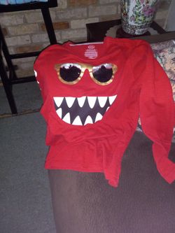 Red Long Sleeved Shirt