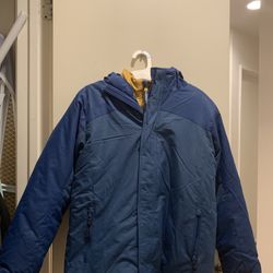 All In Motion, Navy 3 In 1 Jacket, Water & Wind Resistant 