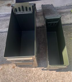 2 large ammo cans
