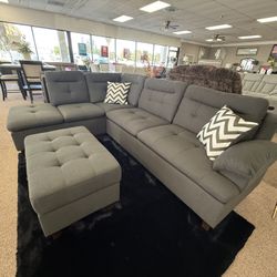 SECTIONAL WITH OTTOMAN 