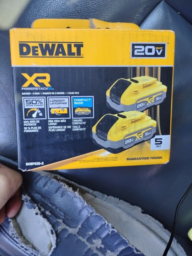 DeWalt Batteries 20v Max 5ah Battery 2 Pack