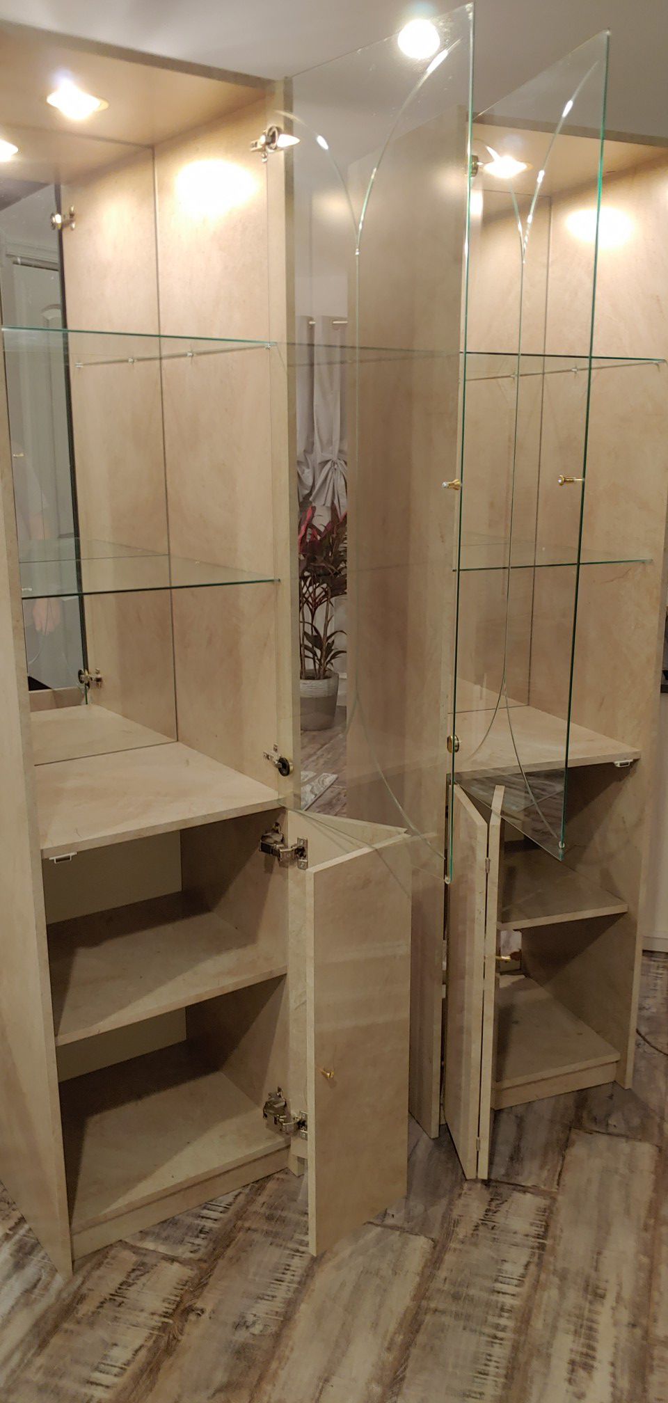 Curio cabinets
