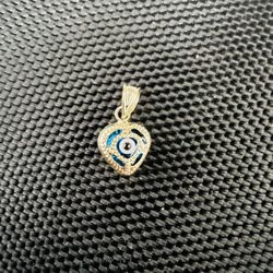 10K Solid Gold Pendant For Wedding 