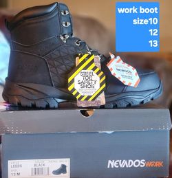 Men's steel toe workboots