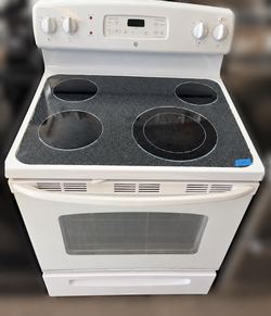 GE Electric Smooth-Top Glass Cooktop Range / Stove