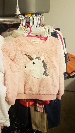 New girls fuzzy sweater