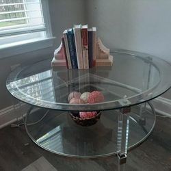 Glass Top Table 