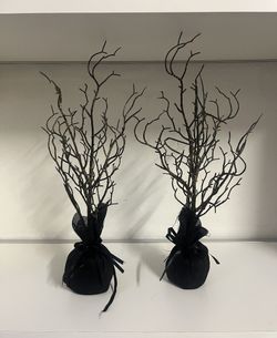 Halloween Mini Stem Tree Weighted Decoration