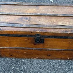 Vintage Antique Wooden Trunk Trades Available