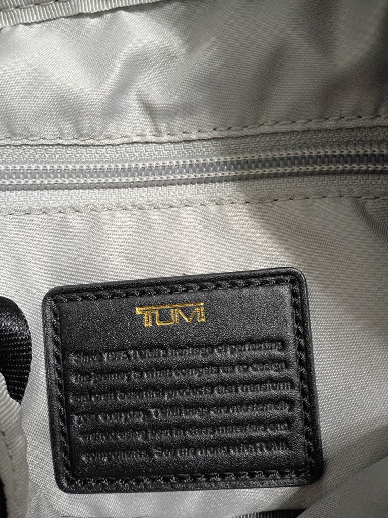 Black Tumi Crossbody And Shoulder Bag $70