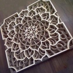 Handmade Wooden Mandala Wall Art 