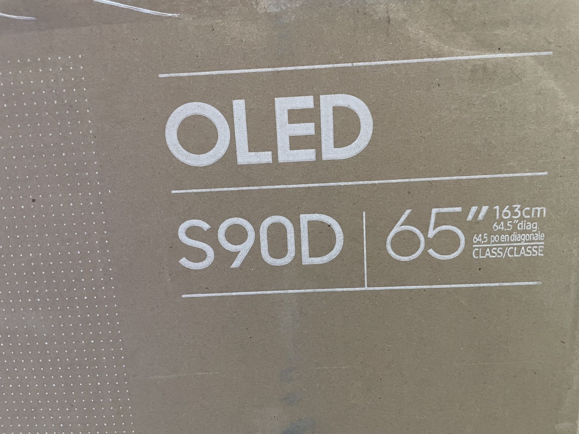 SAMSUNG 65-Inch Class OLED 4K S90 Series HDR+ Smart TV w/Dolby Atmos, Object Tracking Sound Lite, Motion Xcelerator, Real Depth Enhancer, 4K AI Upsca