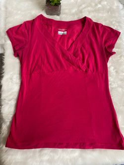 Columbia Women’s Omni-Freeze Pink Short T-Shirt Size L