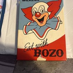 Bozo The Clown Eating Utensils Set
