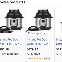 Instant Duo Crisp/air Fryer 
