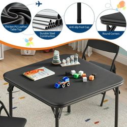 Kids Folding Table and Chair Set