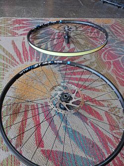 29er wheel set- through axle